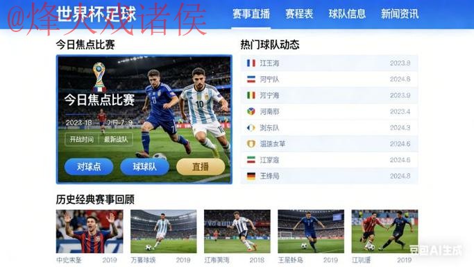 2026世界杯直播网页版最新网址